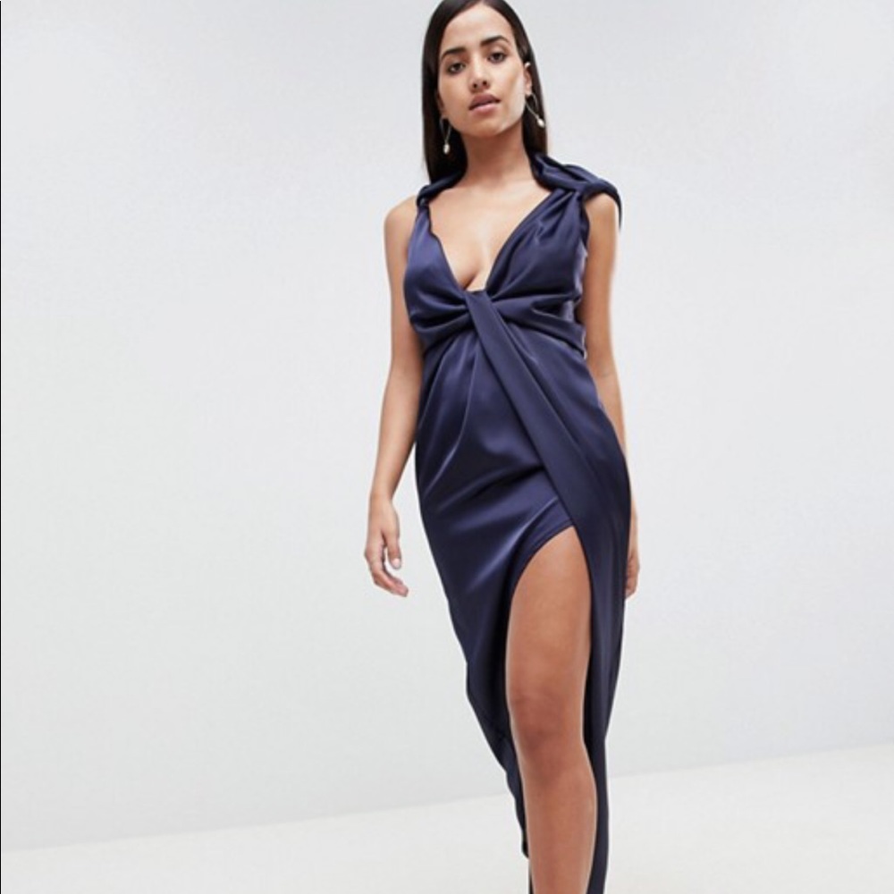 ASOS drape wrap dress
